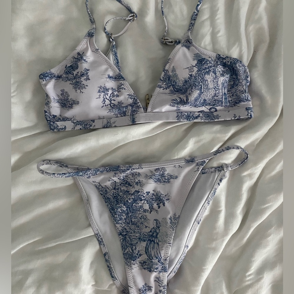Cider French print bikini
